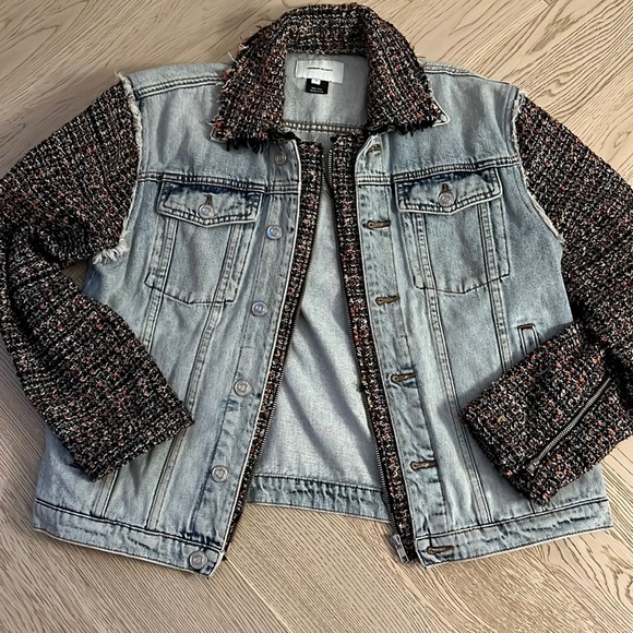 Tweed jean jacket - Picture 1 of 2